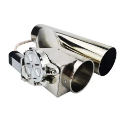 Échappement inox avec système à clapet   